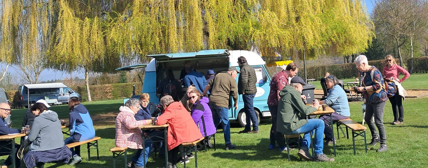 Gelukswandeling een succes