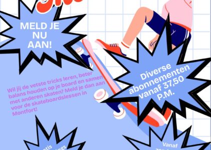 Uitbreiding skateboardlessen naar Montfort-Roerdalen