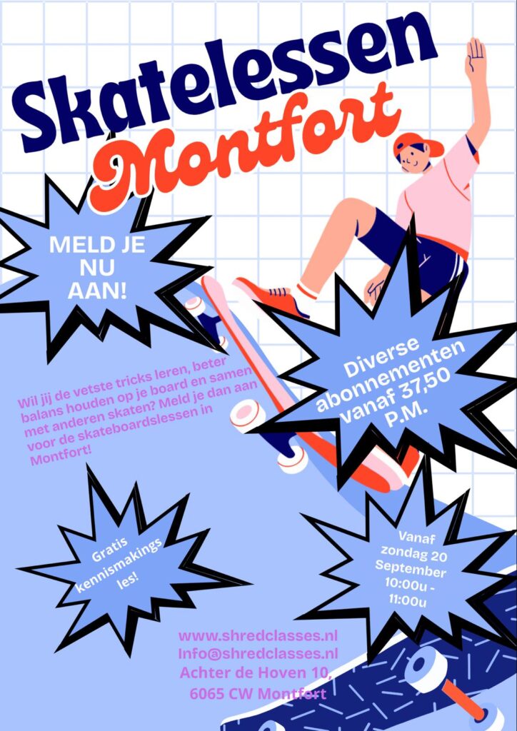 Skatelessen Montfort
